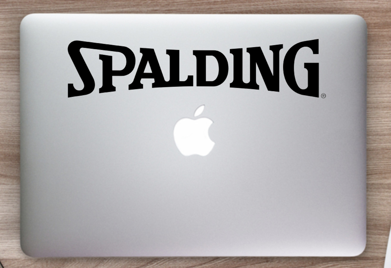 Spalding Logo Decal- Sports Sticker- Athletic Wear Decal- Vinyl Decal