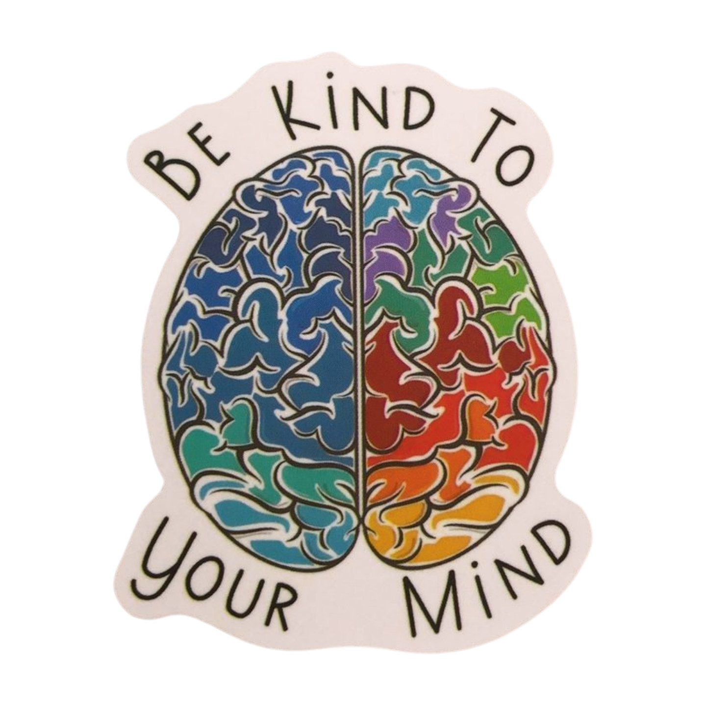Mental Health Sticker: ‘Be Kind to Your Mind’