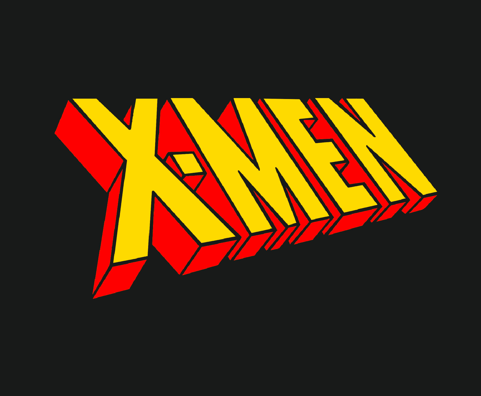 X-Men Title Sticker Vinyl Decal