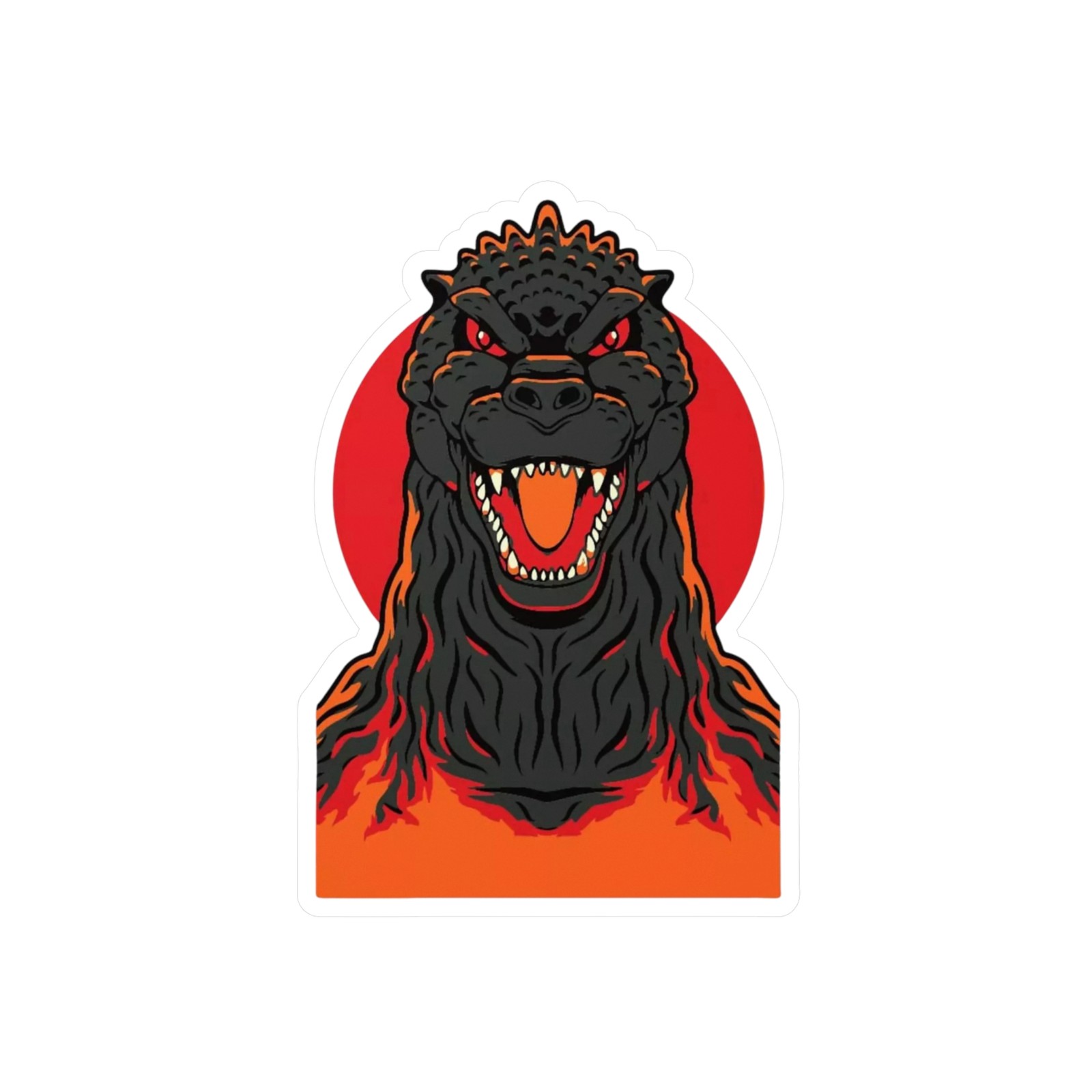 Godzilla Kiss-Cut Vinyl Decals | Unique Stickers for Fans, Room Decor