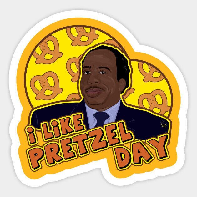 THE OFFICE Vinyl Stickers [F] FALSE Pretzel Day STAPLER JELLO Scott’s Totts +