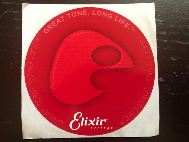 Elixir Strings Sticker / Decal 3″ Round