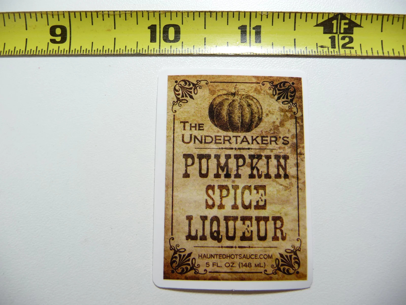 UNDERTAKER PUMPKIN SPICE SMALL STICKER DECAL WITCHCRAFT POTION SPELL WITCH GOTH