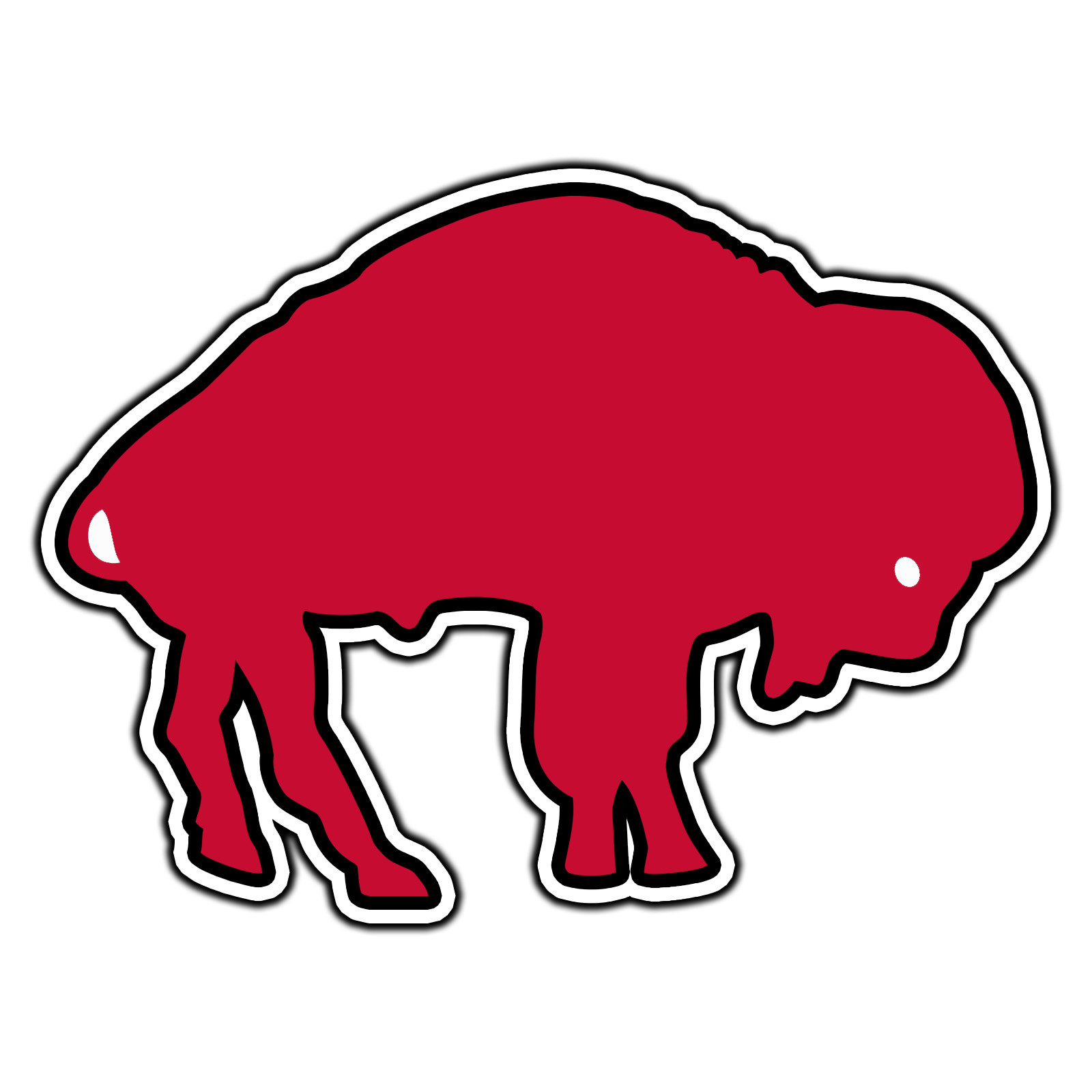 #3232 Buffalo Bills Logo #5 Football Sticker Waterproof Vinyl Decal Die-Cut Car
