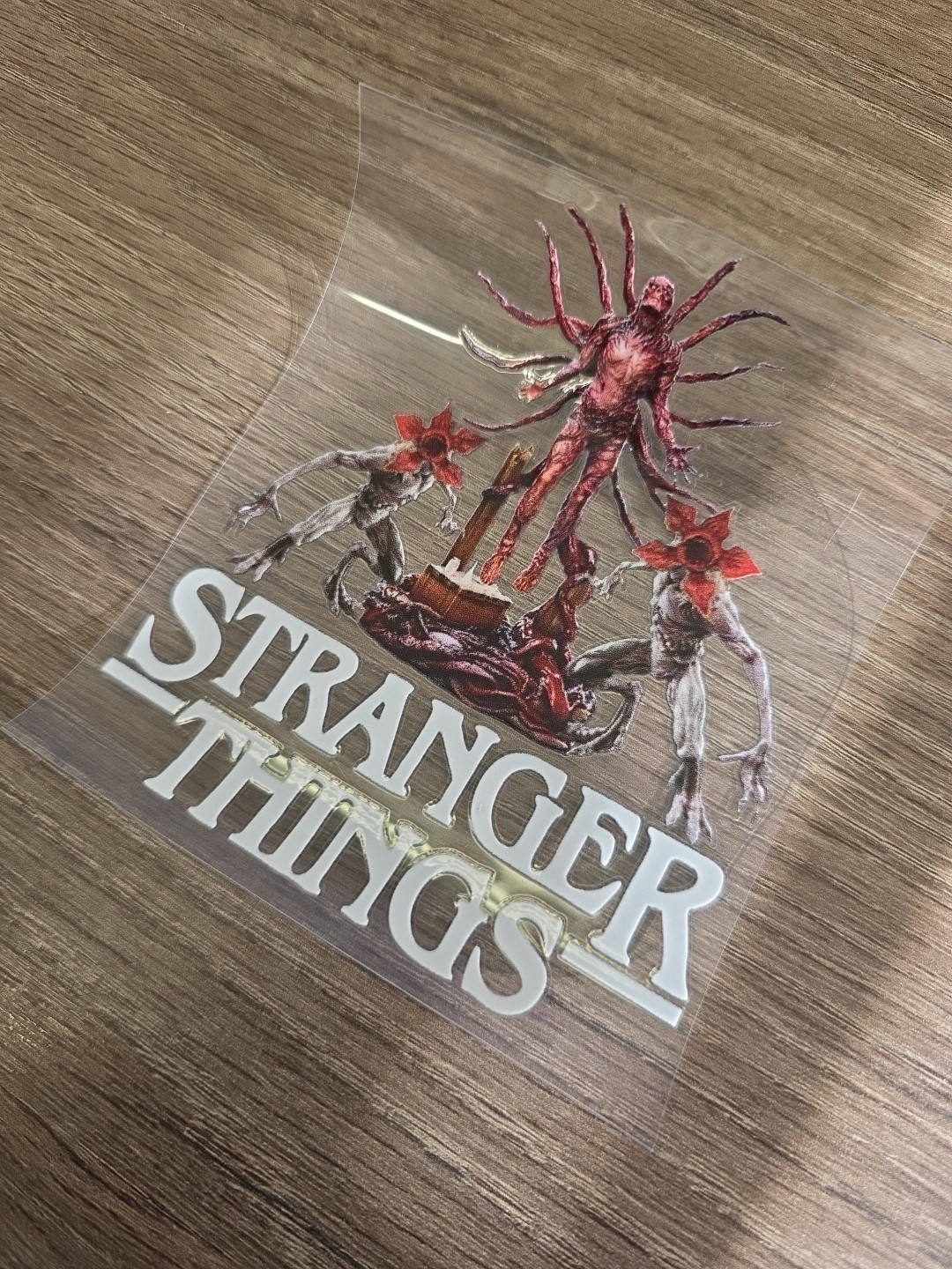 Vecna Stranger Things UV DTF Dcal Sticker Raised Waterproof Made In USA