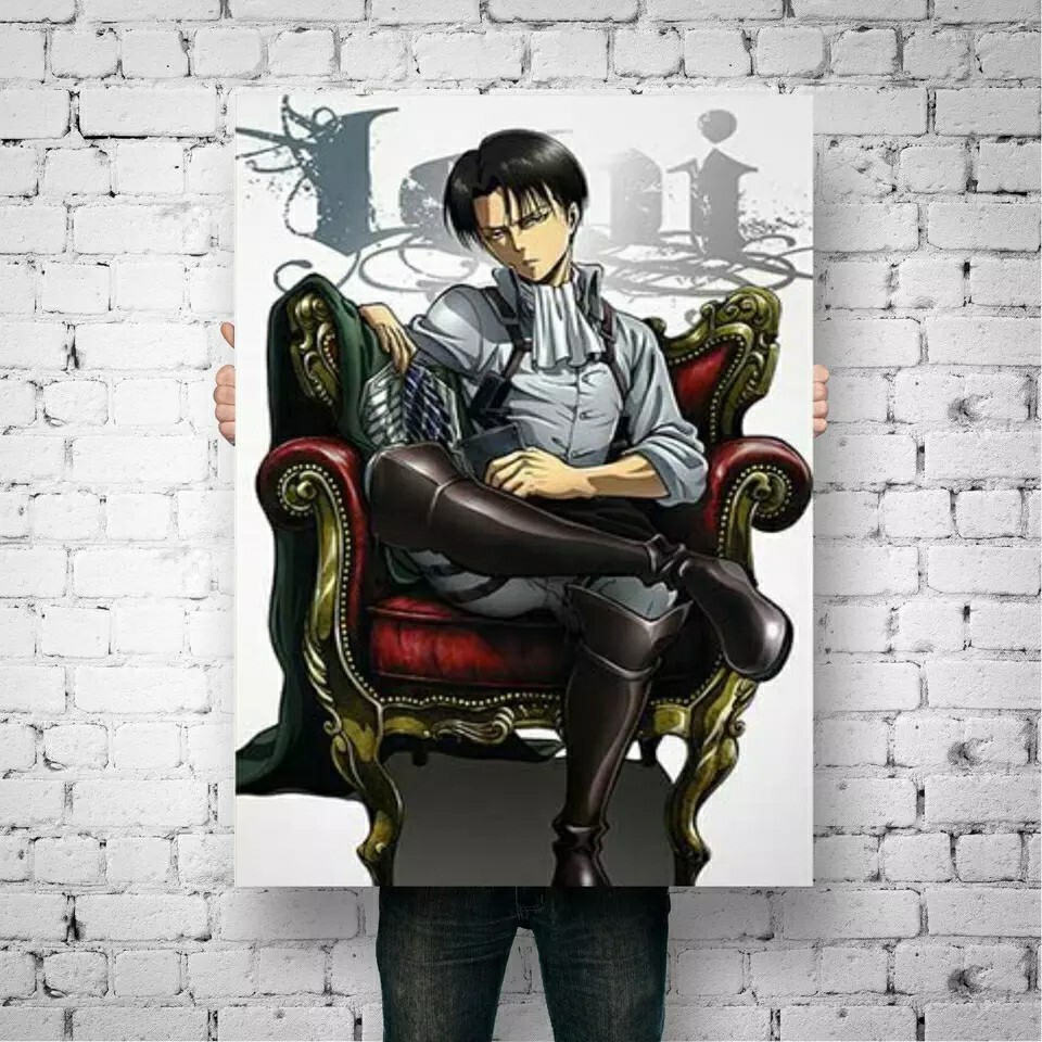 Attack On Titan Levi Canvas Poster Without Frame Decoration