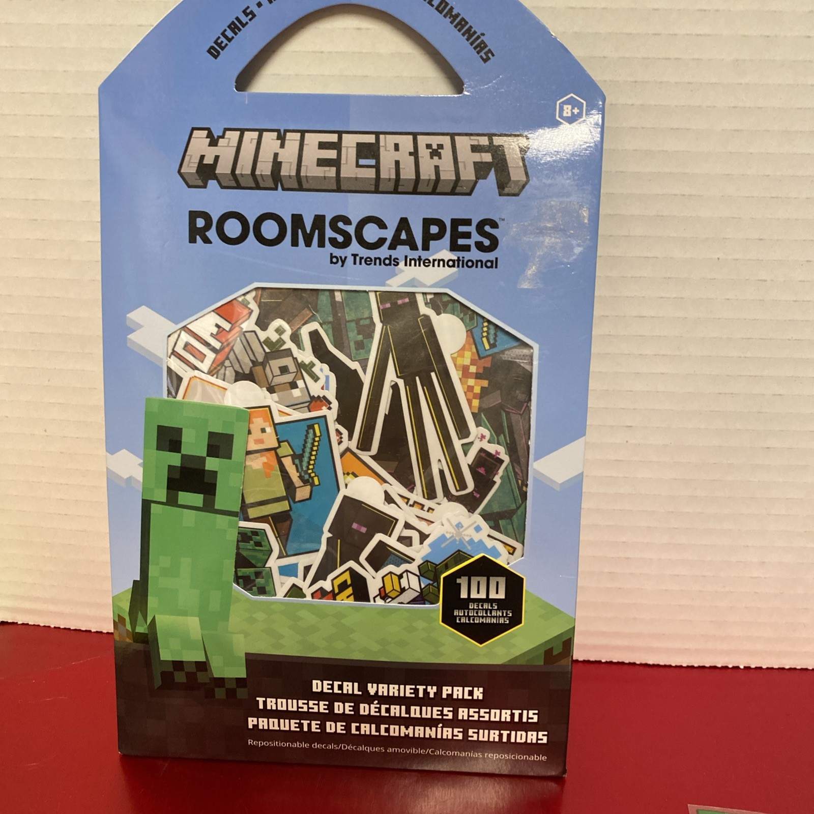 Minecraft Roomscapes Decal Variety Pack 100 Stickers pixel Art Clip Activity