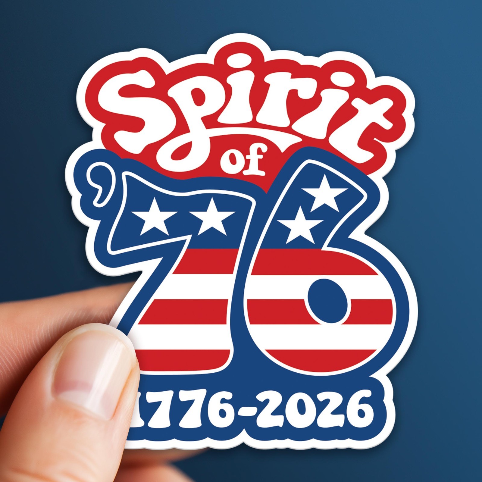 America 250th – 4 PACK Die Cut Stickers – USA 250 1776-2026 – Assorted Designs