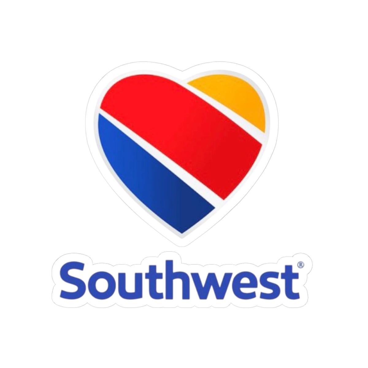 Southwest Airlines sticker | kiss-cut vinyl decal
