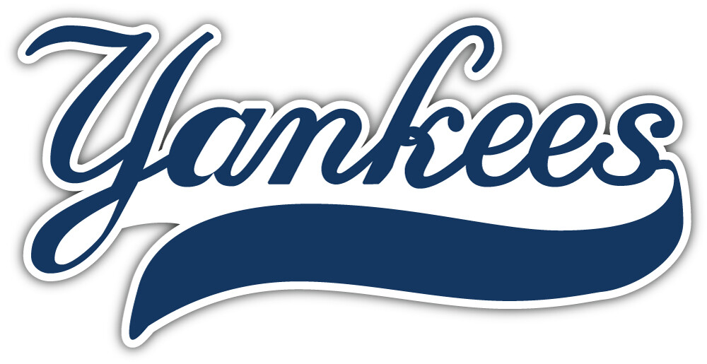 New York Yankees MLB Baseball Sport Logo Car Bumper Sticker Decal ”SIZES”