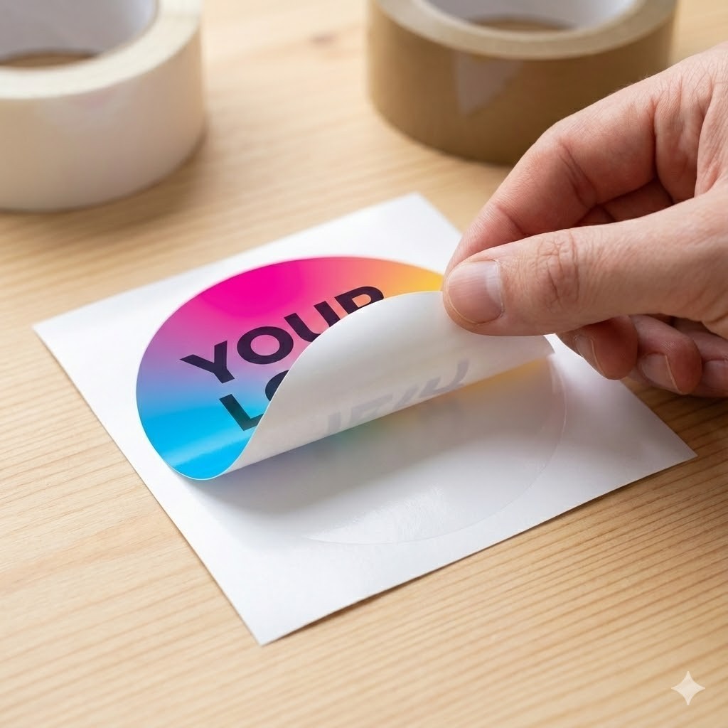 Custom Business Logo Stickers | Full Color Vinyl Waterproof 2″-20″