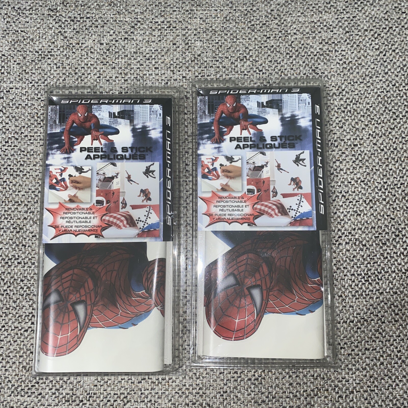 RoomMates RMK1045SCS Amazing Spider-Man Peel and Stick Wall Decals Lot 2 Packs