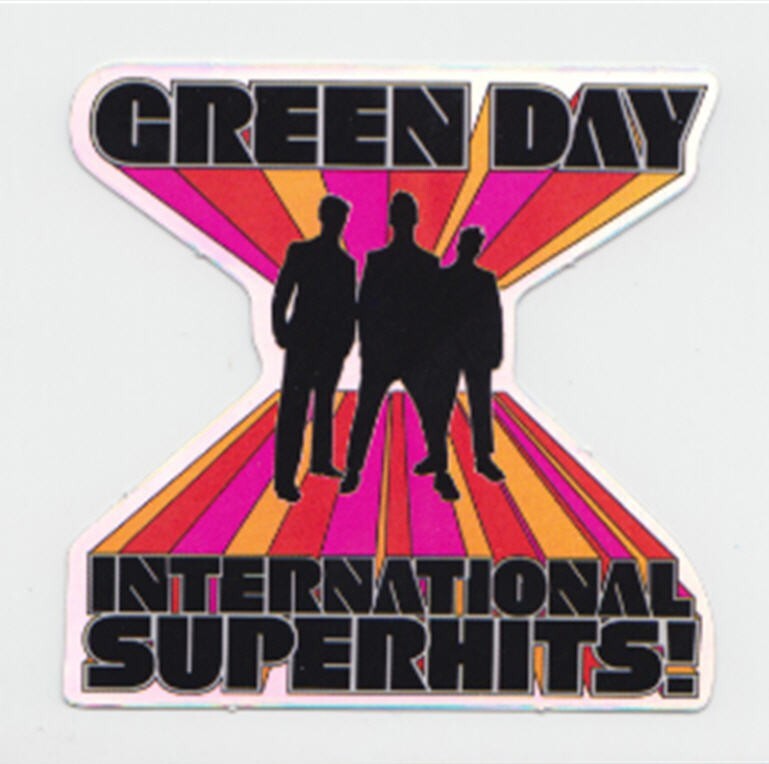 Green Day 15 Sticker Set | Grenade American Punk Rock Pop Skate Punk Band Logo