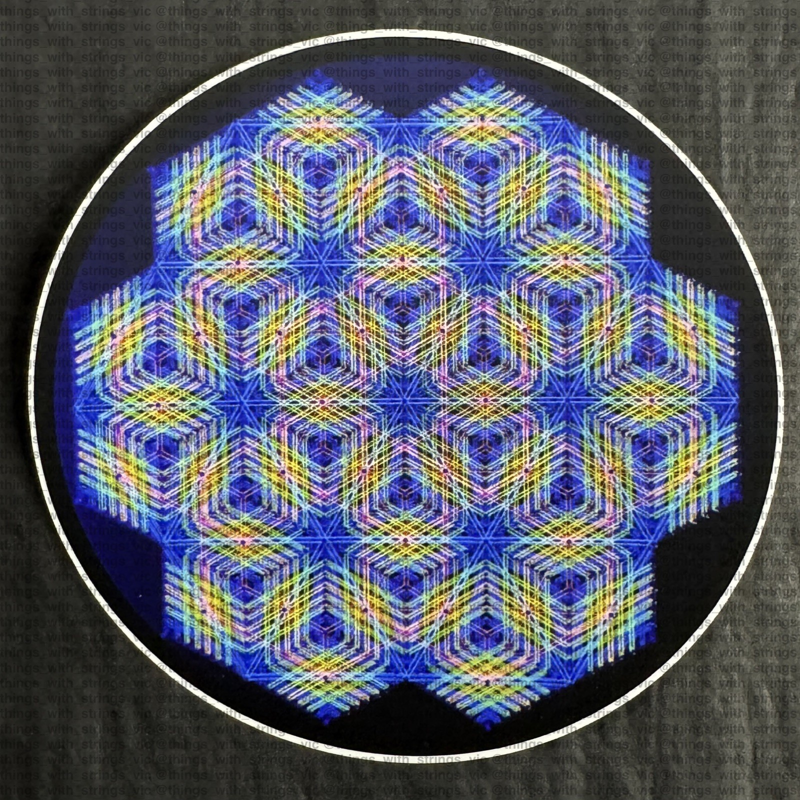 Psychedelic Sacred Geometry Art Vinyl Stickers & Magnets – Things With Strings