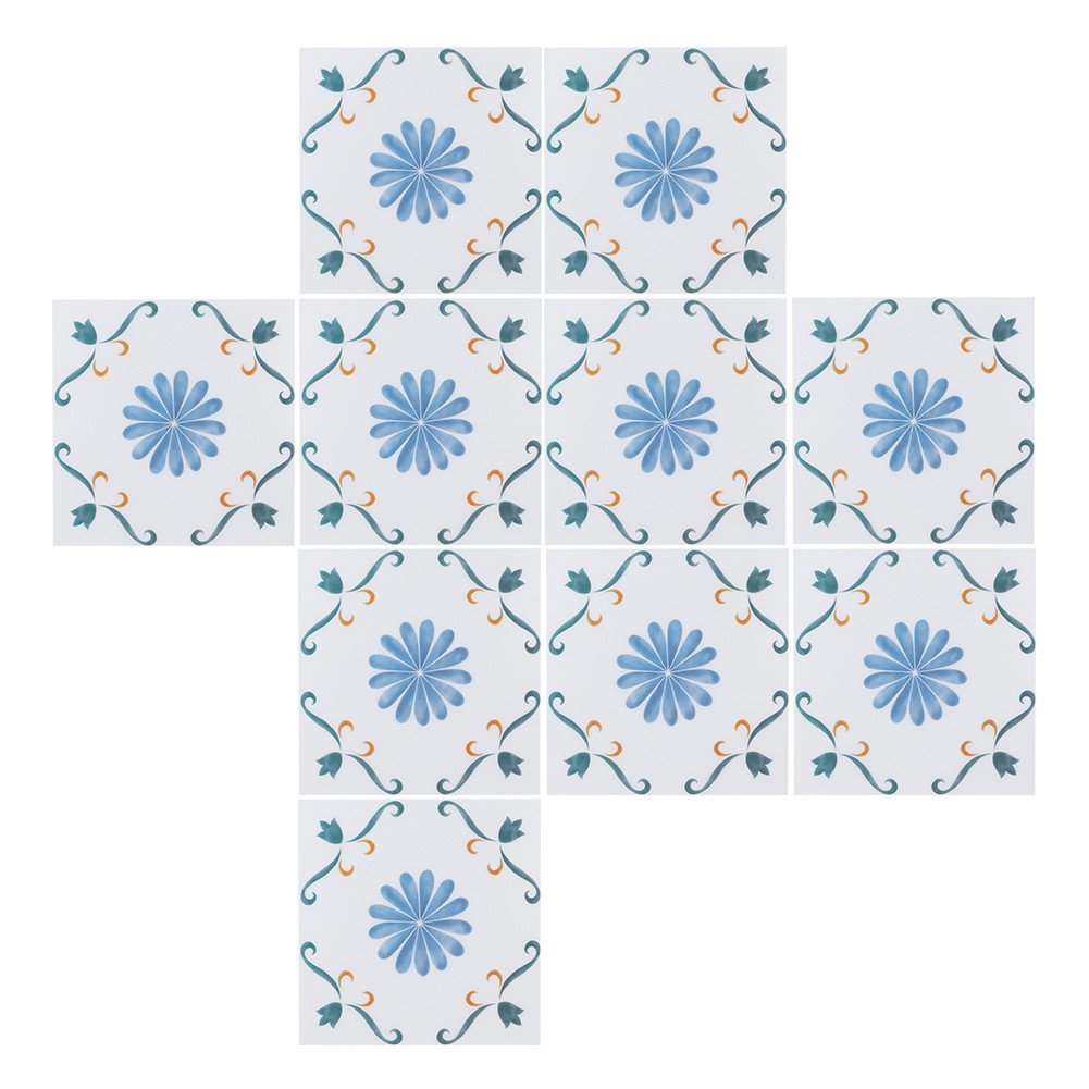 10Pcs Non&8209;Slip Waterproof Decorative Wallpaper Wall Floor Sticker Home