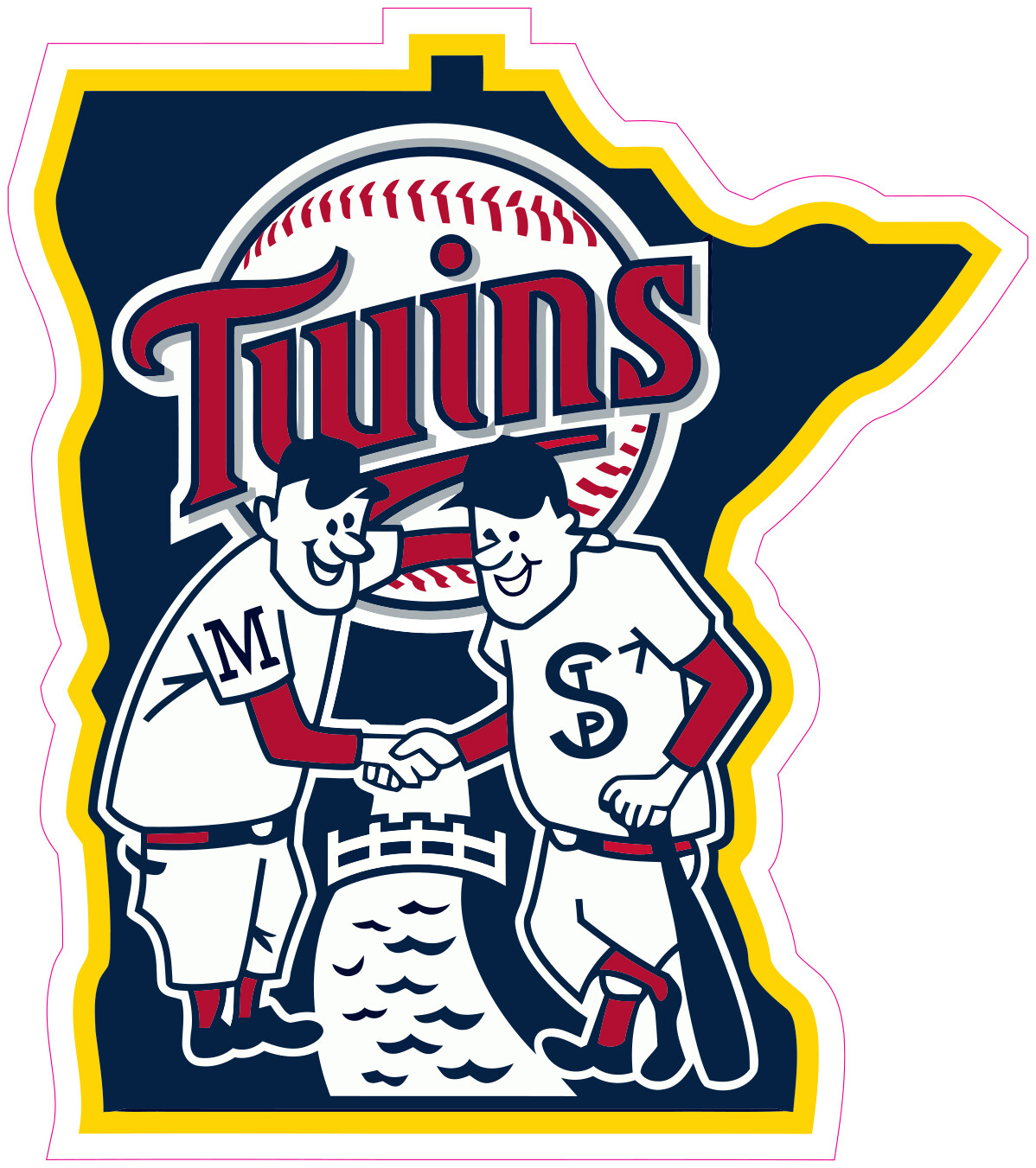 Minnesota Twins Baseball Vinyl Decal Sticker Car Truck Bumper Tumbler Mug