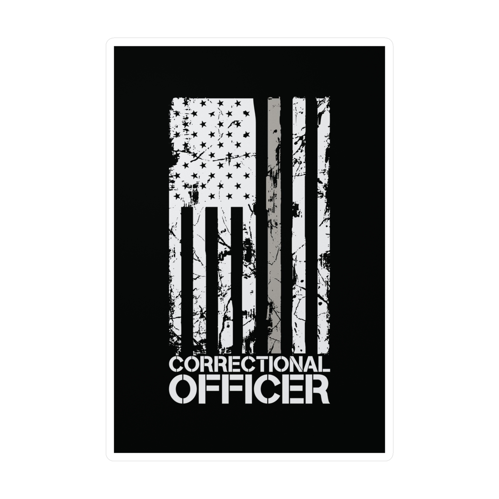 YardWear Corrections Officer Vinyl Decal