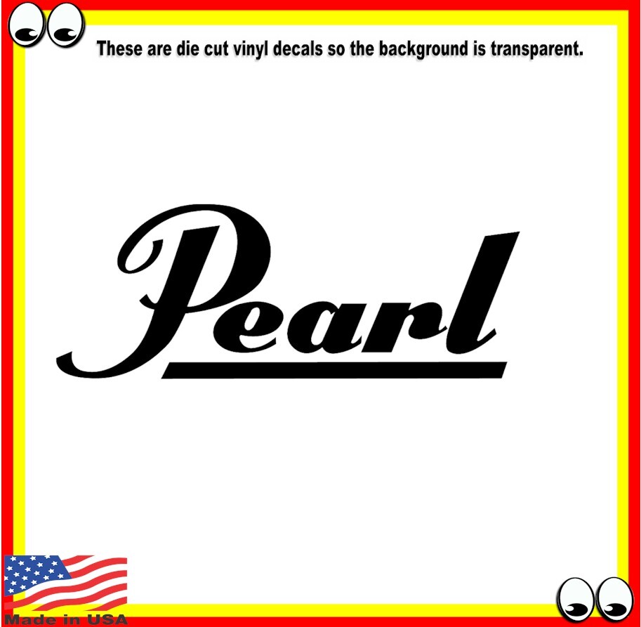 Pearl Drums Logo Sticker Decal for car van truck laptop bike