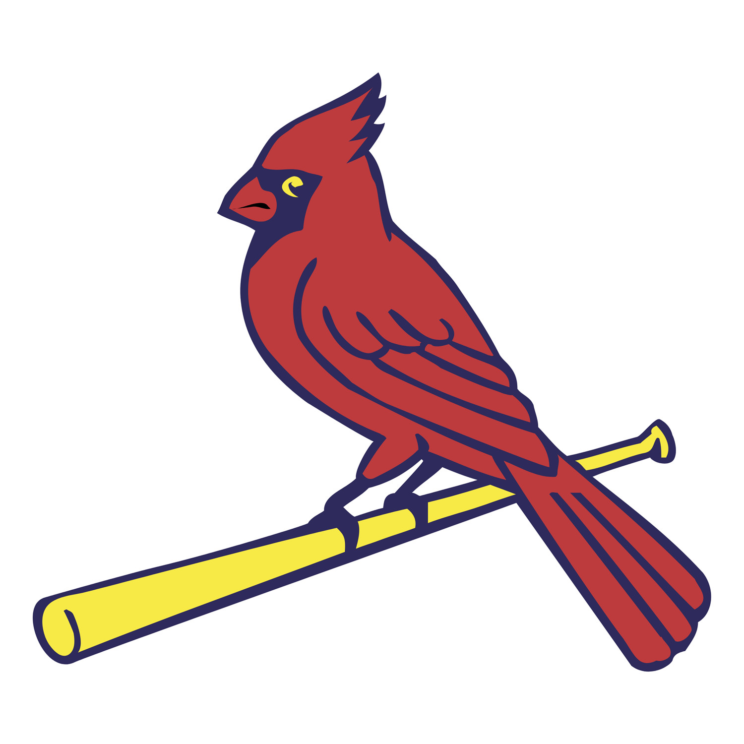 St. Louis Red Navy Baseball Weather Resistant Vinyl Sticker/Decal 03