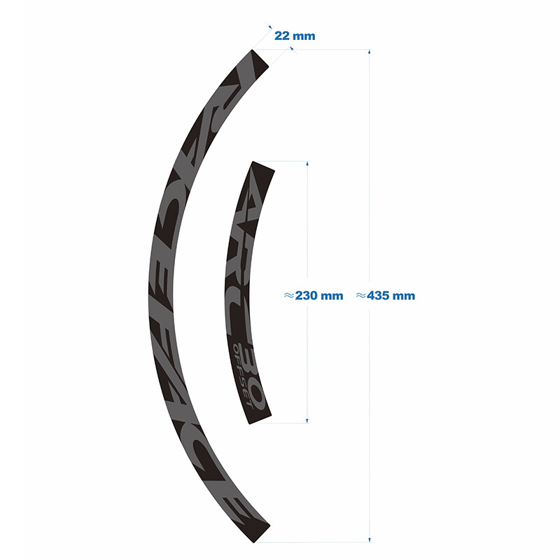 RACEFACE ARC30 wheel sticker for Mountain Bike MTB Bicycle Cycling Race Decals