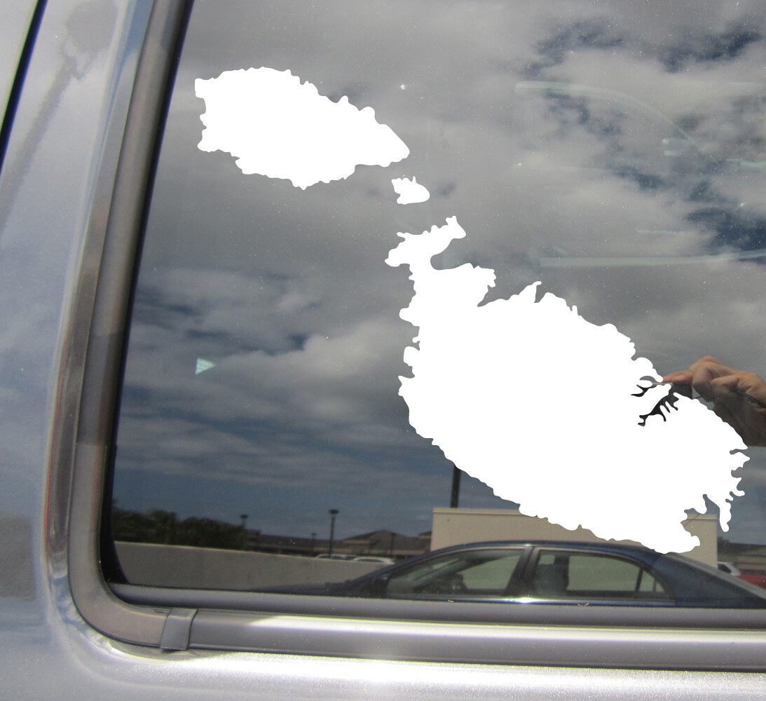 Malta Country Mediterranean Car Truck Bumper Window Vinyl Decal Sticker 07210