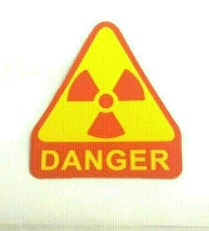 Danger Sign Sticker Decal 2′ 1/4 Inches
