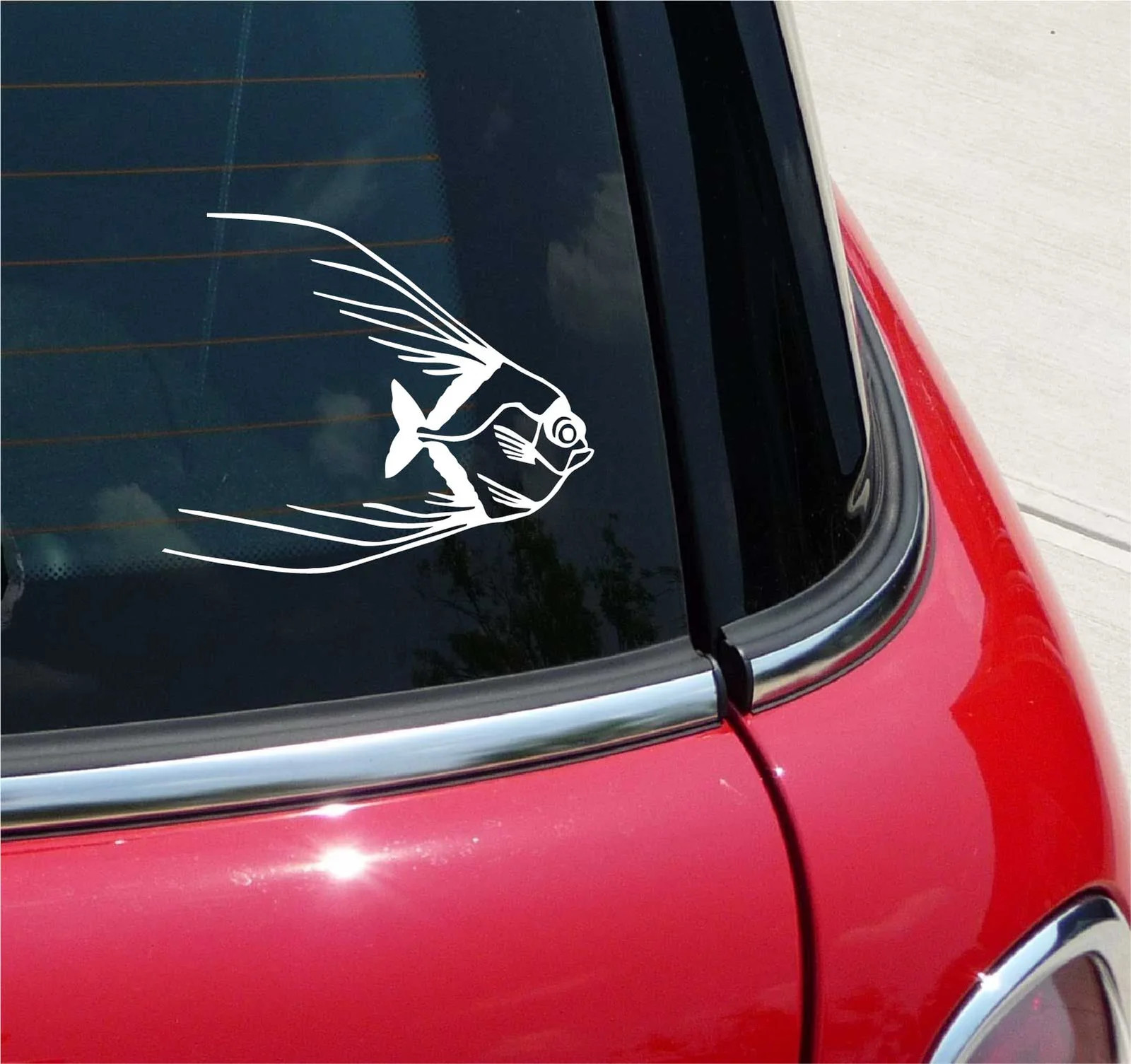 POMPANO FISH FISHING BAIT GRAPHIC DECAL STICKER ART CAR WALL DECOR