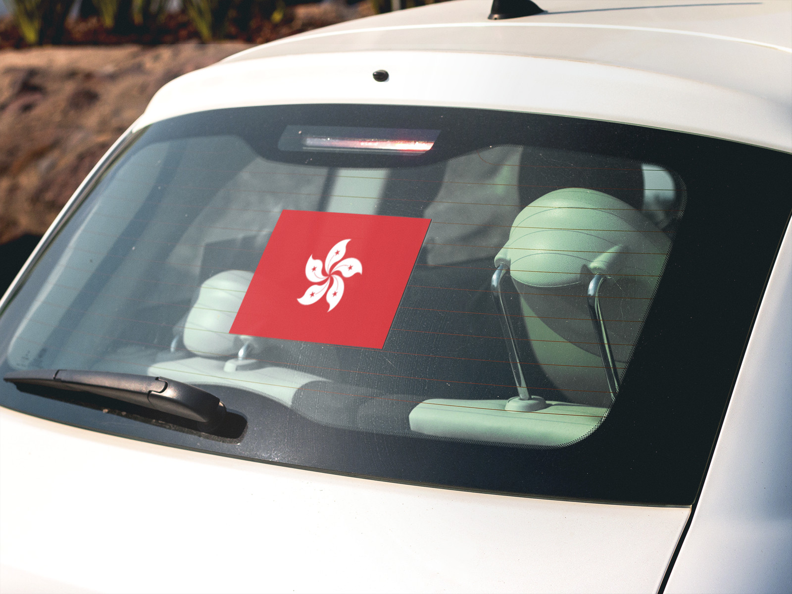 Hong Kong Flag Sticker Decal