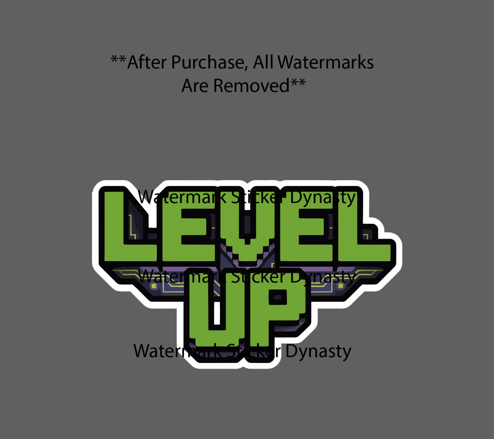 Level Up Sticker Waterproof Decal Gaming Gamer XP Videogames Retro Gift NEW