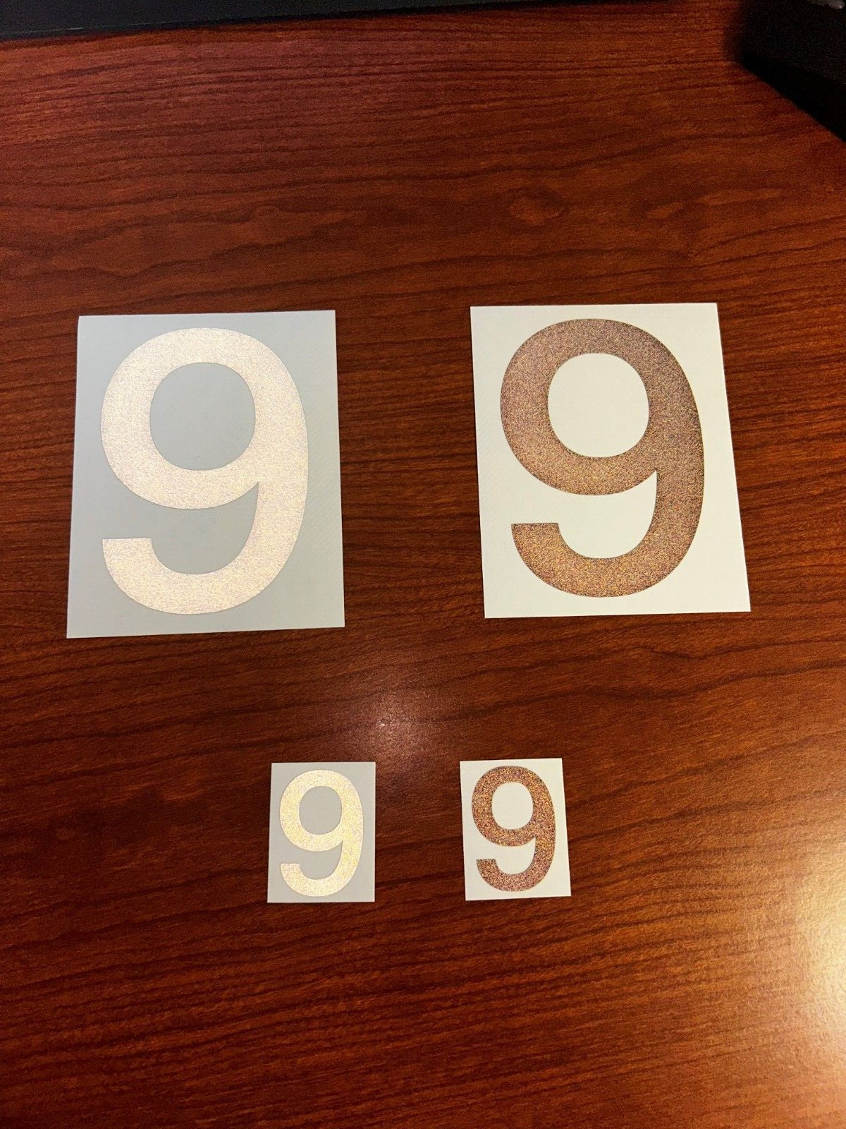 3M Reflective Numbers – 1.5″ and 4″ Sizes – Black and White Variations