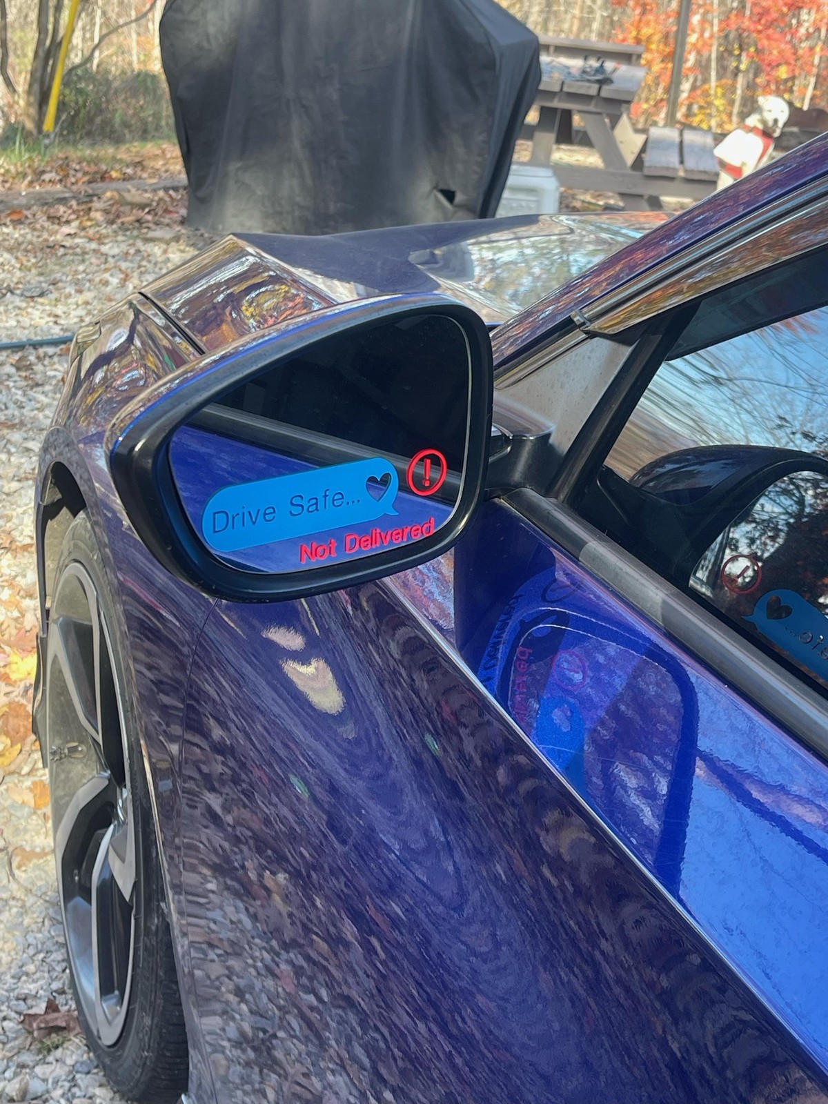 Drive Safe Not Delivered iMessage Vinyl Car Decal JDM Sticker 55+ Colors