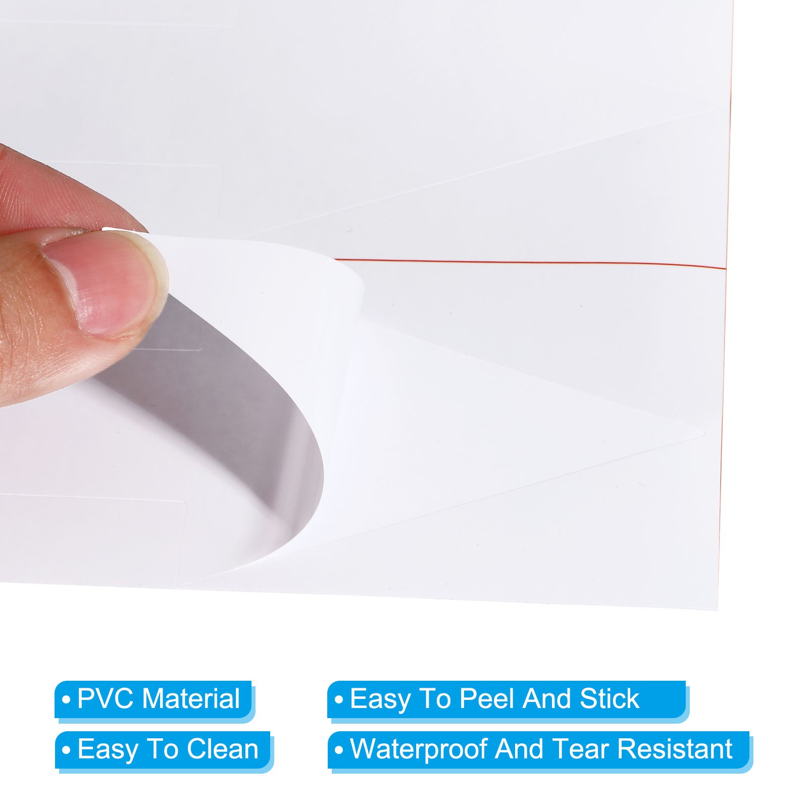10 Pack 8″x2″ Directional Arrow Sticker Self Adhesive Decal Sign White