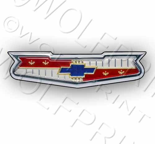 Chevrolet Vintage Style Emblem 6.8″ or 11.2″ Wide Sticker Decal Chevy