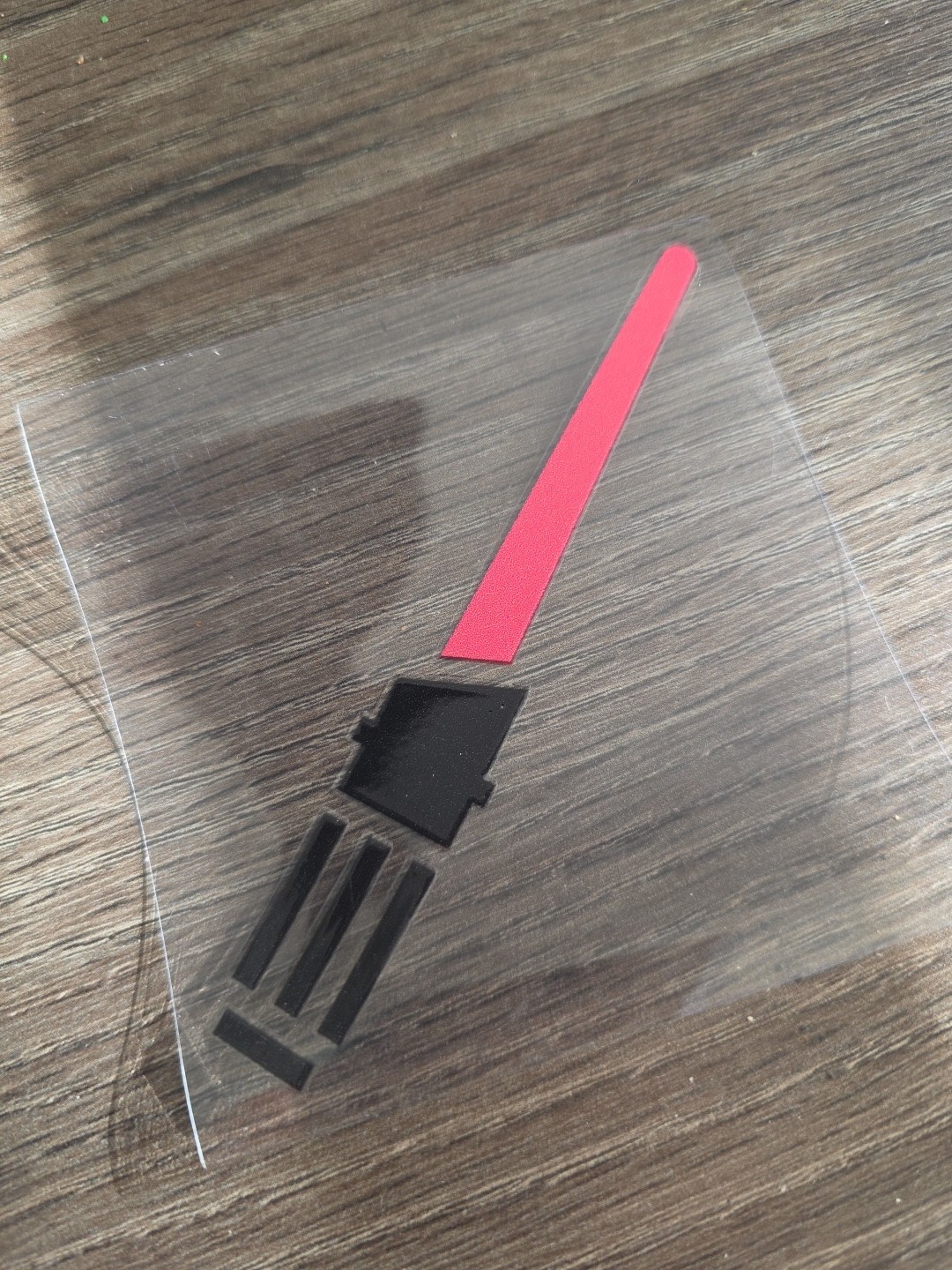 Starwars Lightsaber UV DTF Decal Sticker Waterproof Raised Made In USA