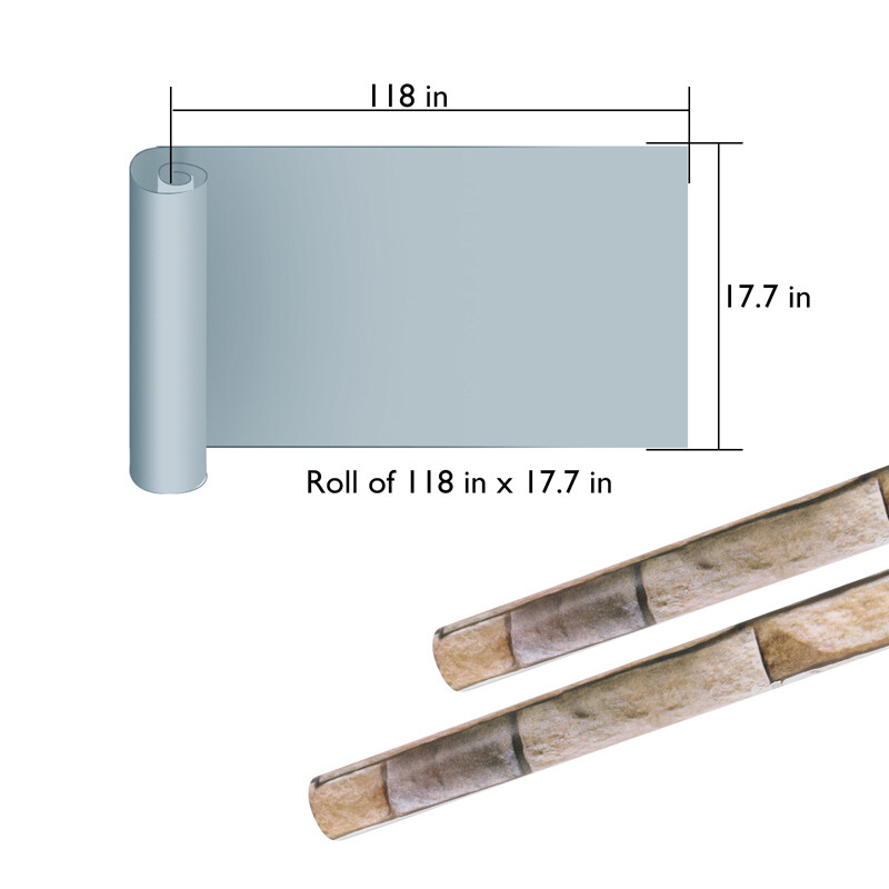 10ft Self Adhesive Marble PVC Wallpaper Roll Waterproof Peel Stick Contact Paper