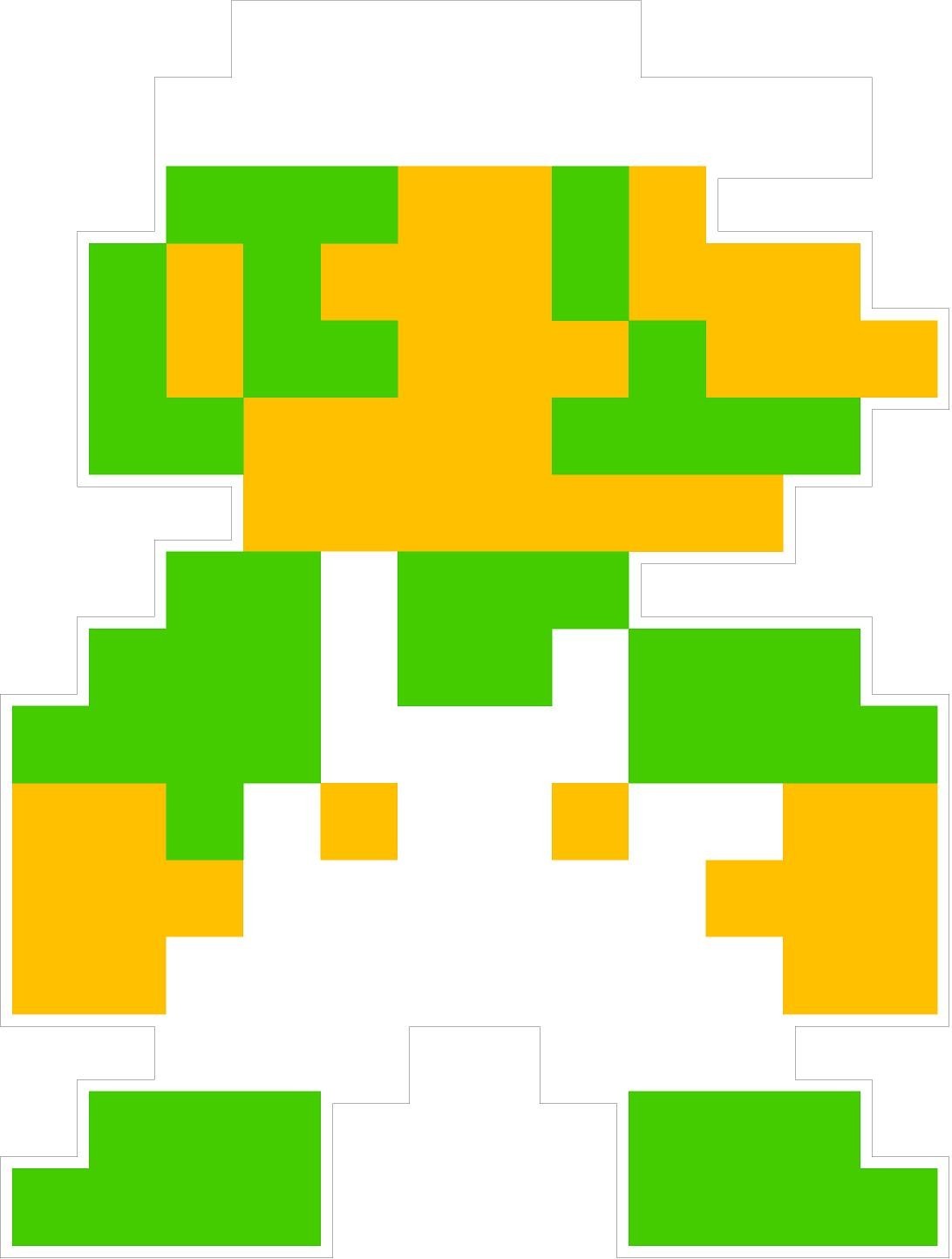 Nintendo NES 8-bit Super Mario Brothers “Luigi” 4″ Vinyl Decal Sticker Emblem