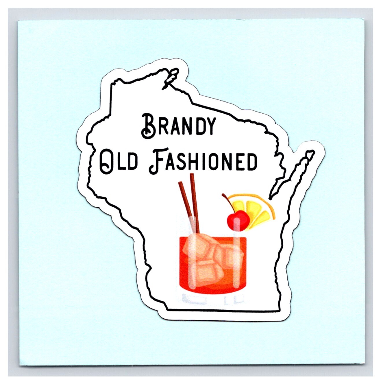 Magnet: Wisconsin – Brandy Old Fashioned – State