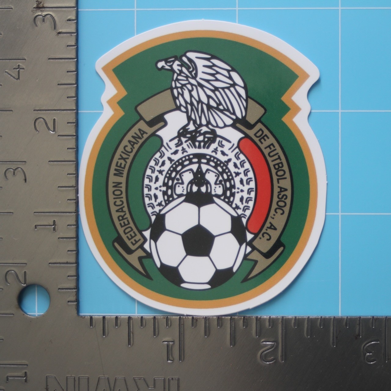 Mexican Sticker (NATIONAL FUTBOL TEAM) Chicano Mexico Soccer, Gloss PVC Decal