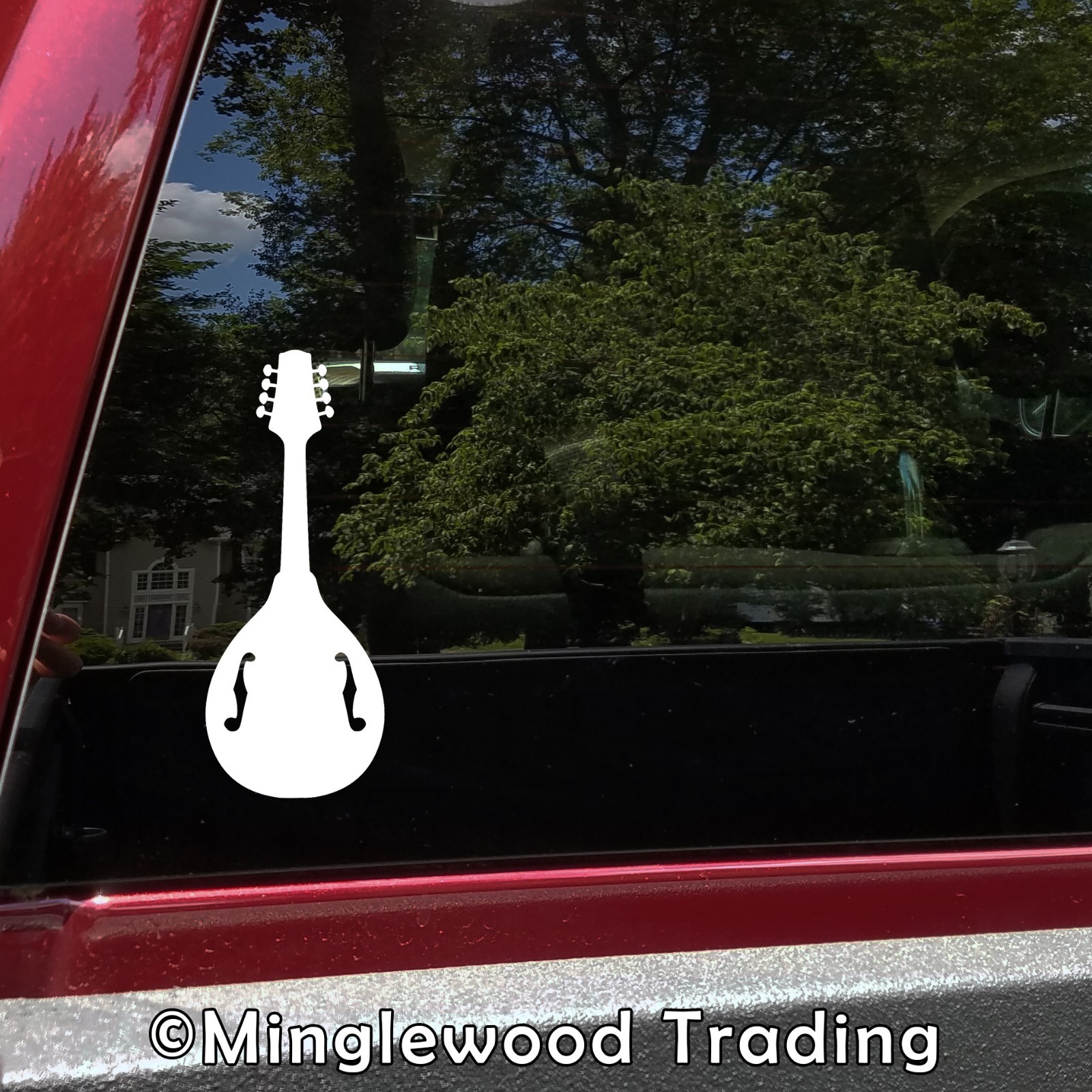 MANDOLIN Vinyl Decal Sticker – Bluegrass – Picking – Instrument Guitar