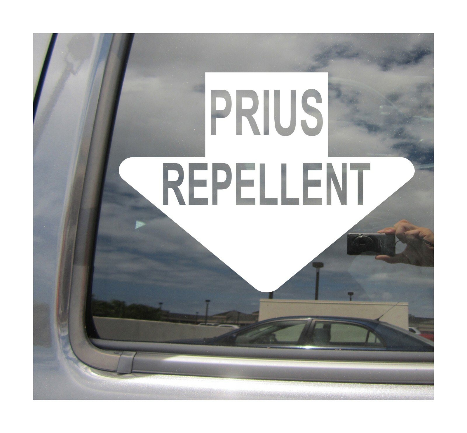 Prius Repellent Funny Diesel Car Bumper Exhaust Decal Vinyl Decal Sticker 02045