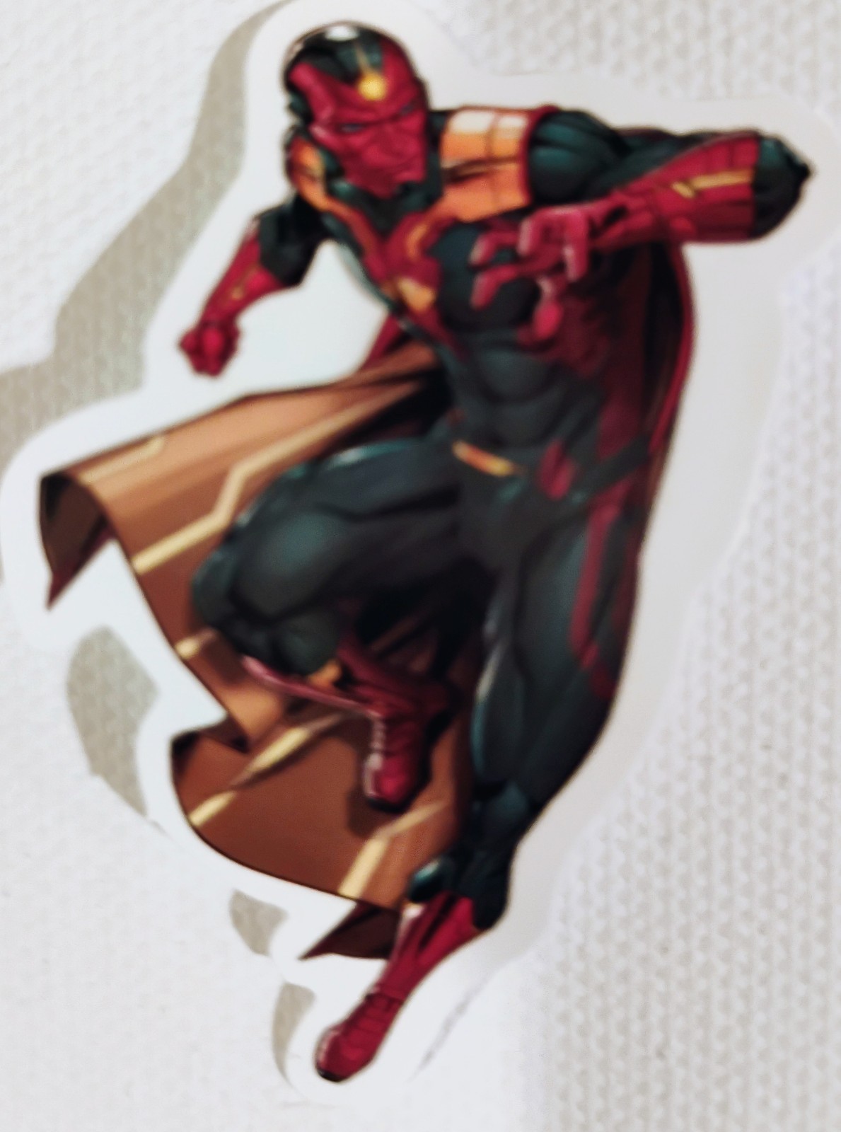 1 Custom “Vision” Super Hero Character Vinyl Sticker 2″