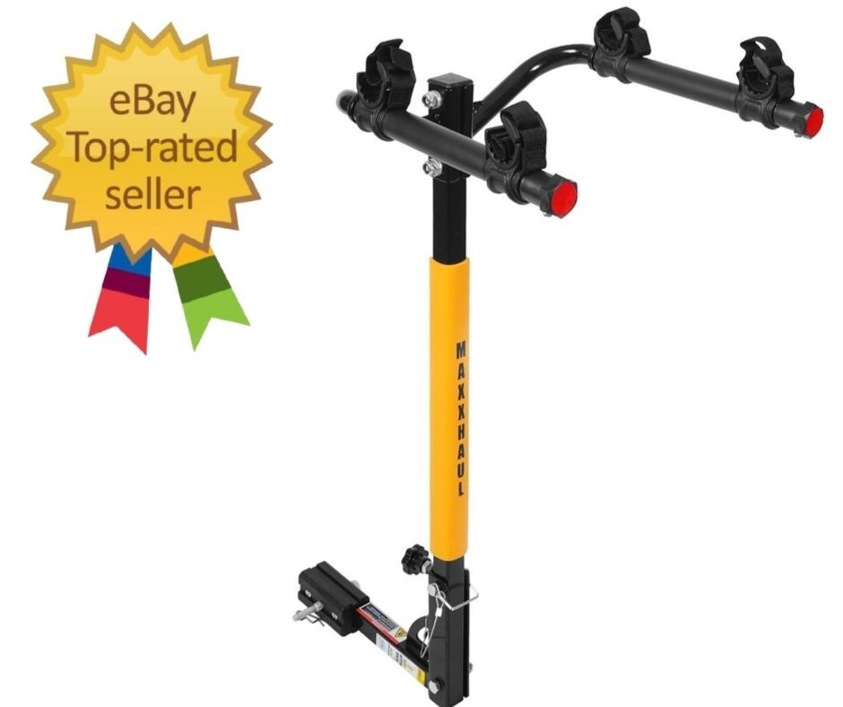 Durable 2-Bike Hitch Mount Rack – Secure & Portable for Family Adventures