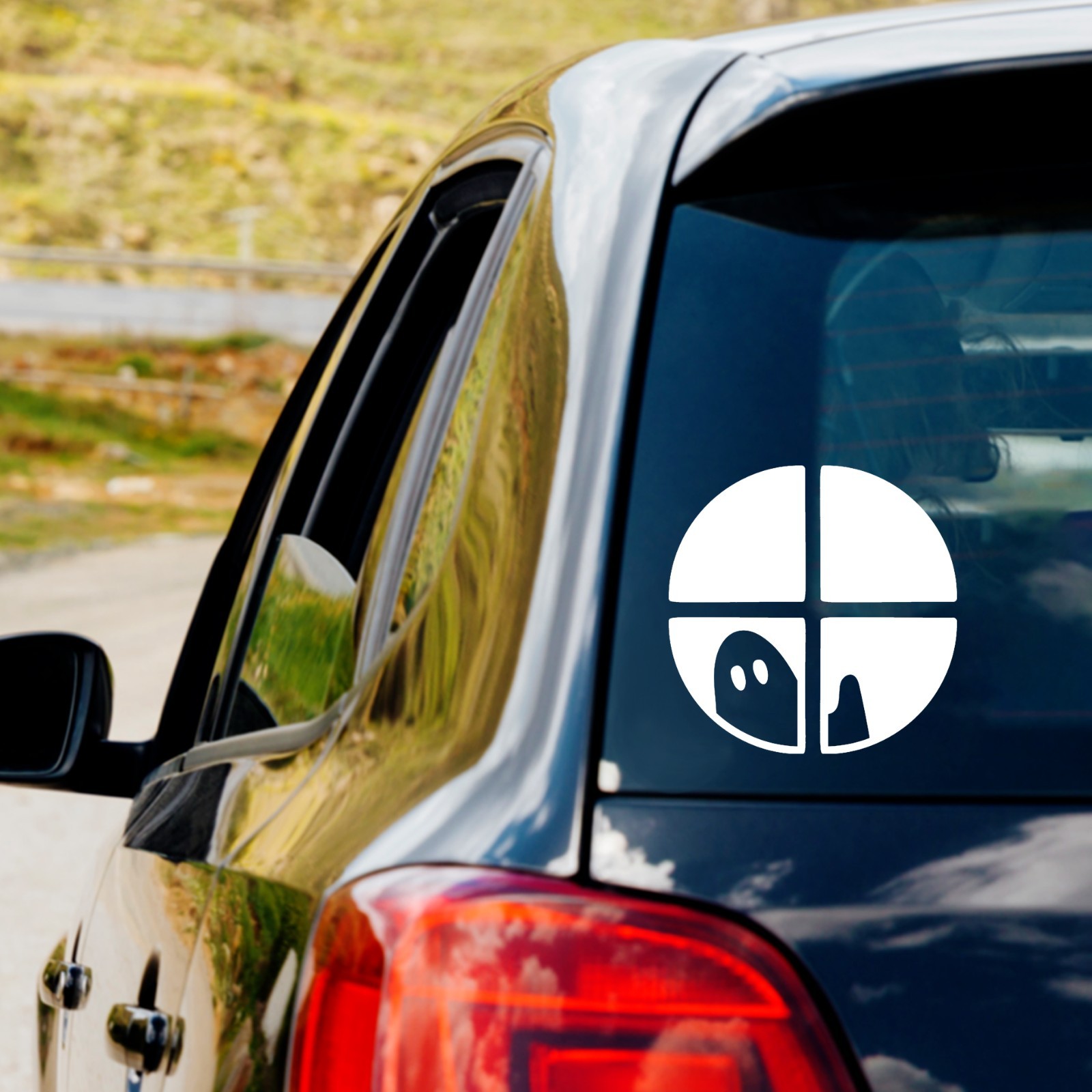 Peeking Ghost Peekaboo Vinyl Decal Sticker Car Truck Window Laptop Halloween