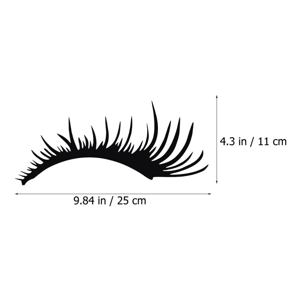 Car Eyelashes for Headlights Universal Bumper Stickers Cars Decor