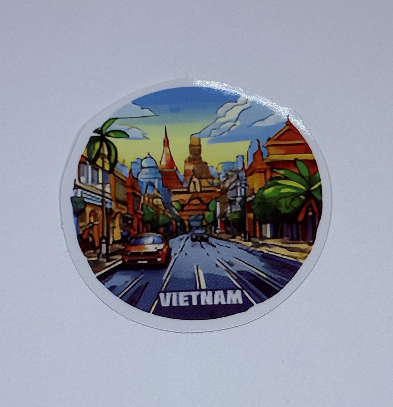 Hanoi Train Street Sticker Vietnam Travel Art Decal Vinyl Country Souvenir Tc6