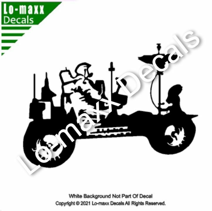 Apollo 15 Lunar Rover Vehicle Graphic Art Original Design Die Cut Vinyl Decal