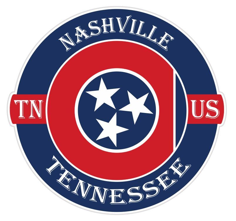 Nashville Tennessee Sticker Decal A605