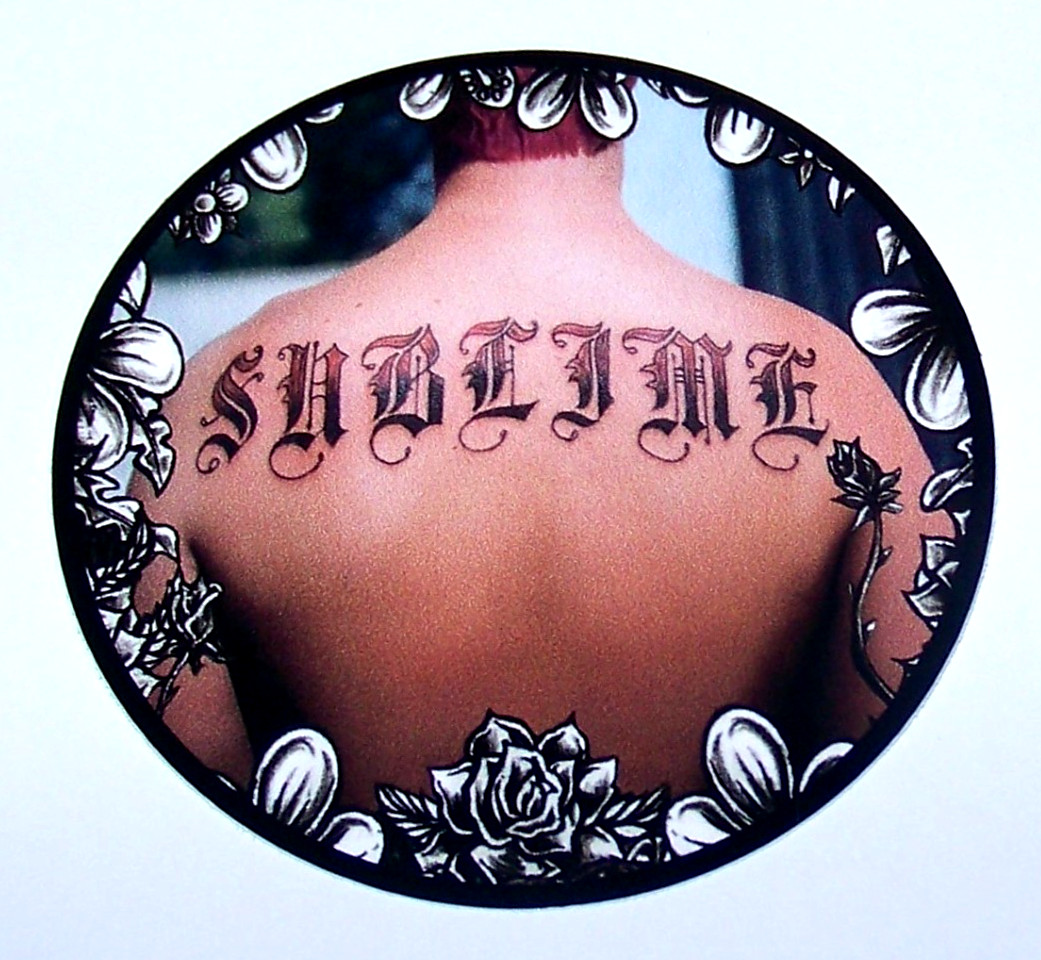 SUBLIME – Tattoo Logo Die Cut LARGE Sticker Decal Reggae Ska Rock LBC