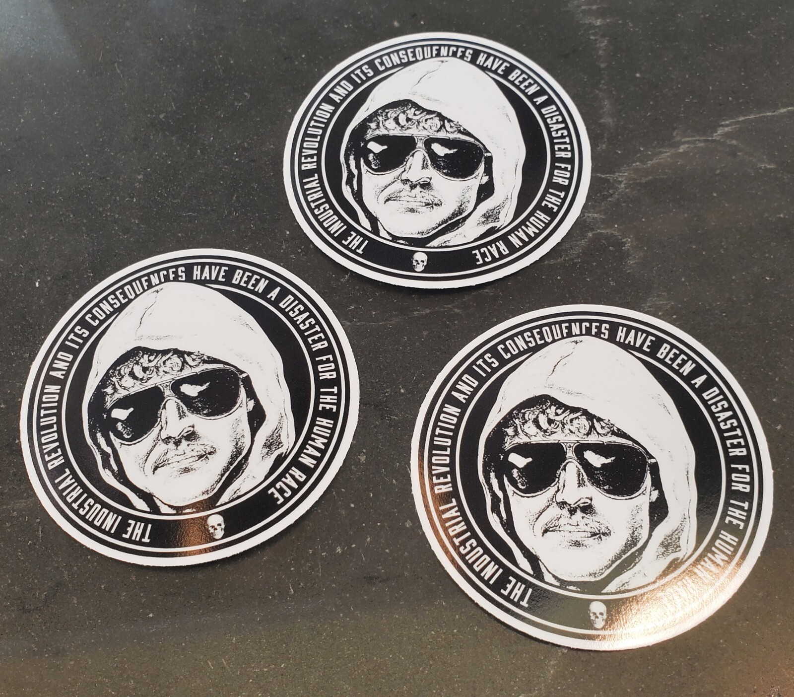 Unabomber Ted Kaczynski Sticker 3×3 Inches *5* YEAR WARRANTY
