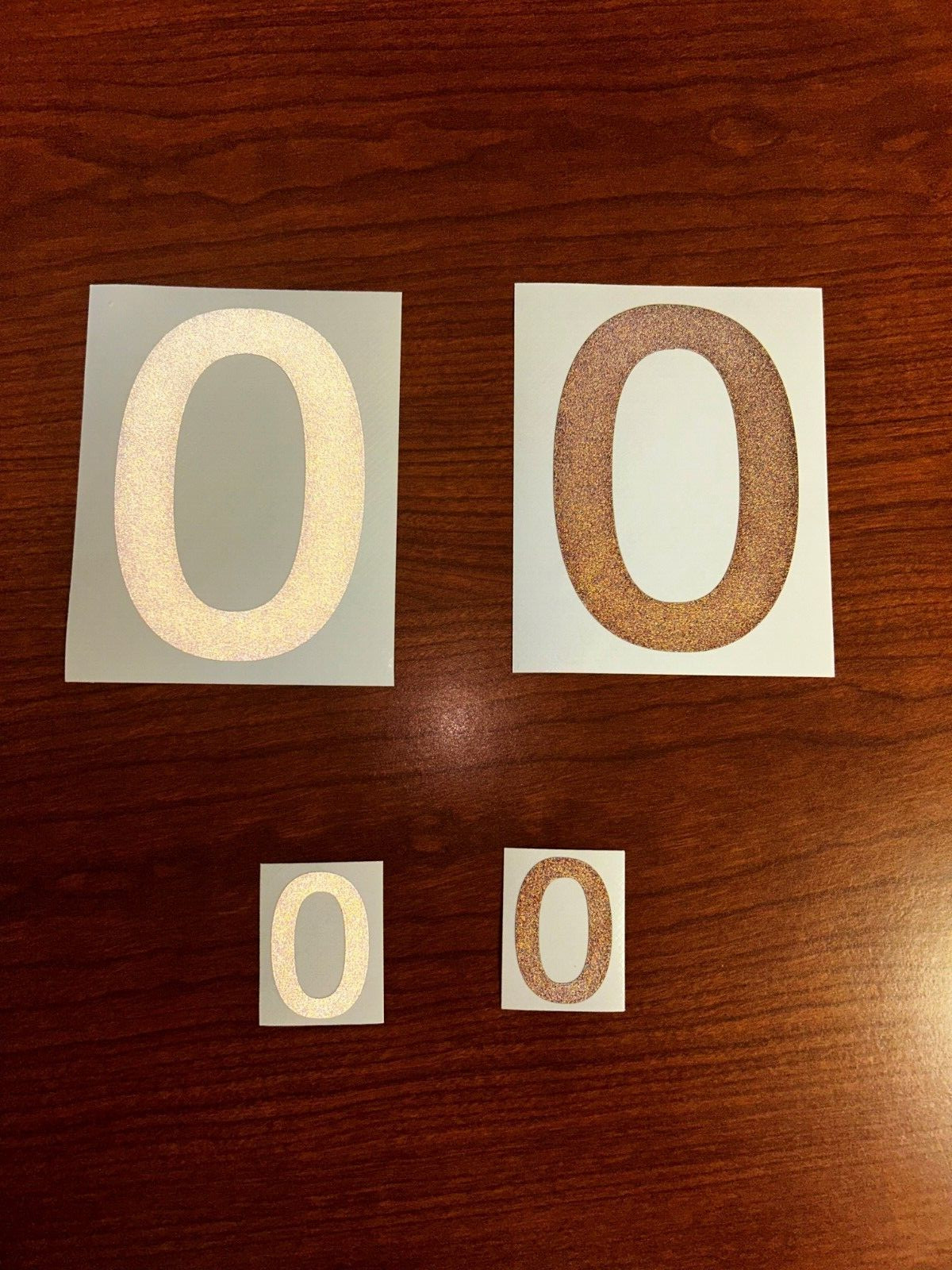 3M Reflective Numbers – 1.5″ and 4″ Sizes – Black and White Variations